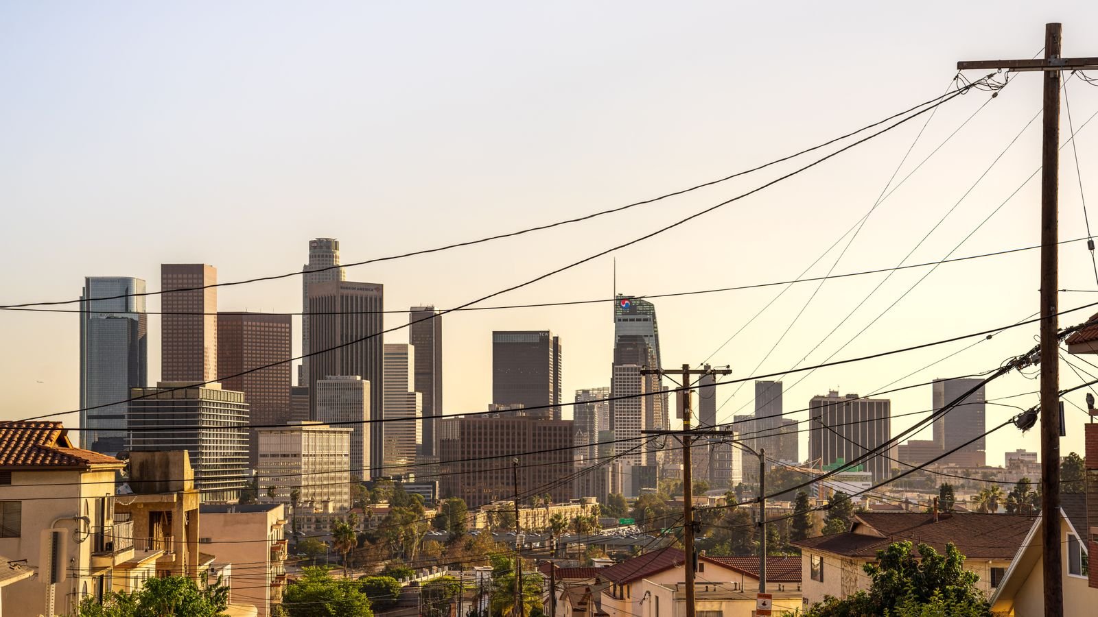 California skyline representing the state's 4.34 million small businesses