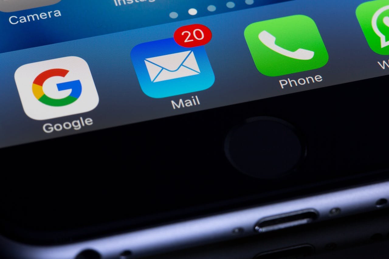 Email inbox showing organized messages representing proper cold email deliverability