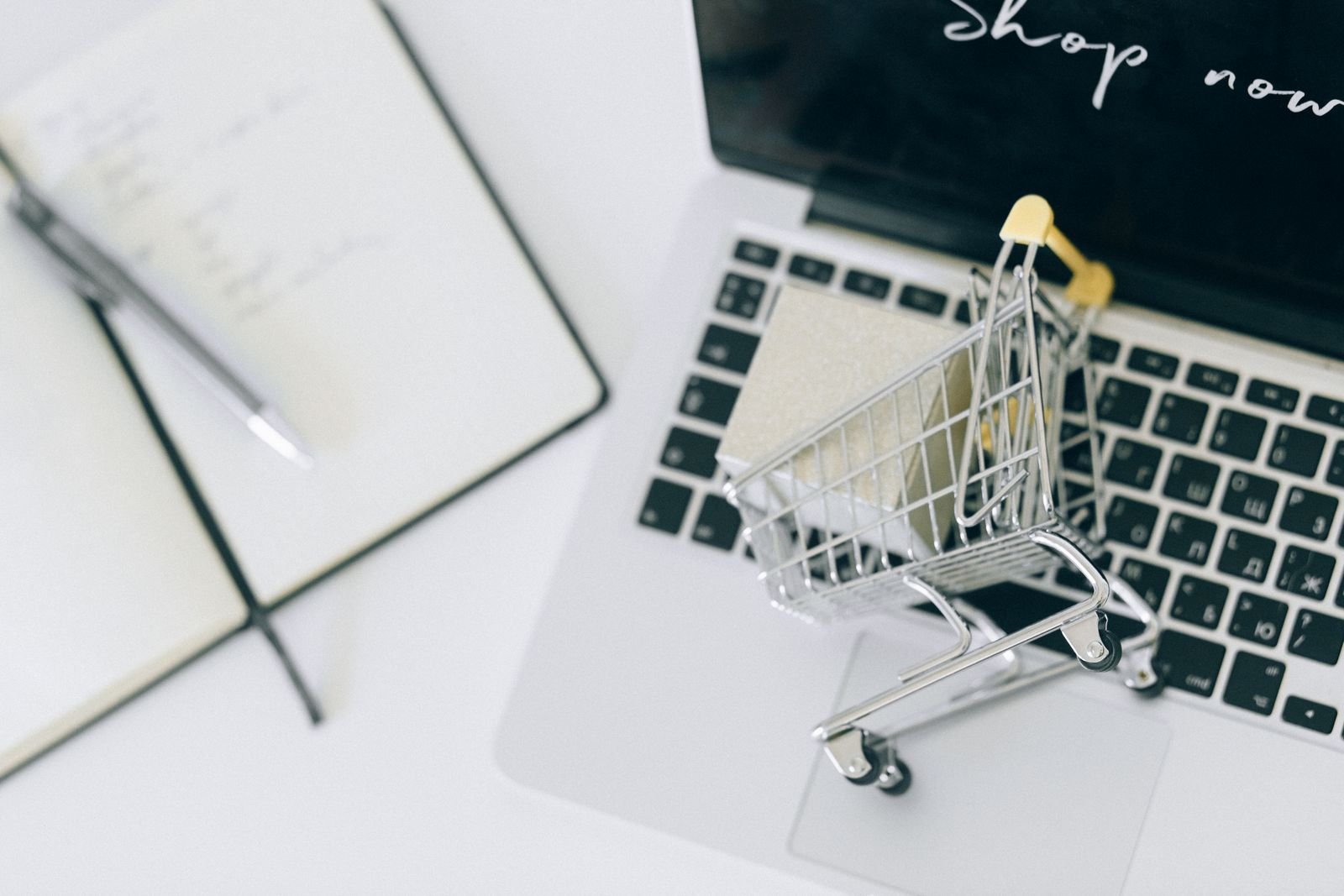 Consumer shopping online representing fast-decision B2C purchasing behavior